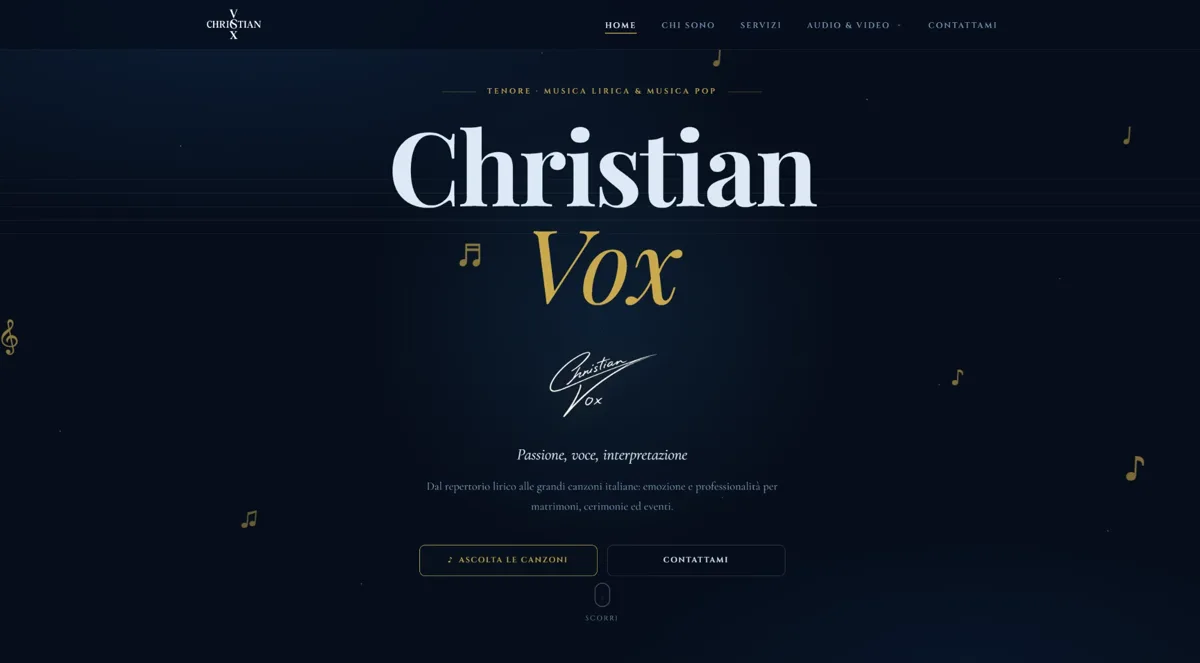 Home page di christianvox.it